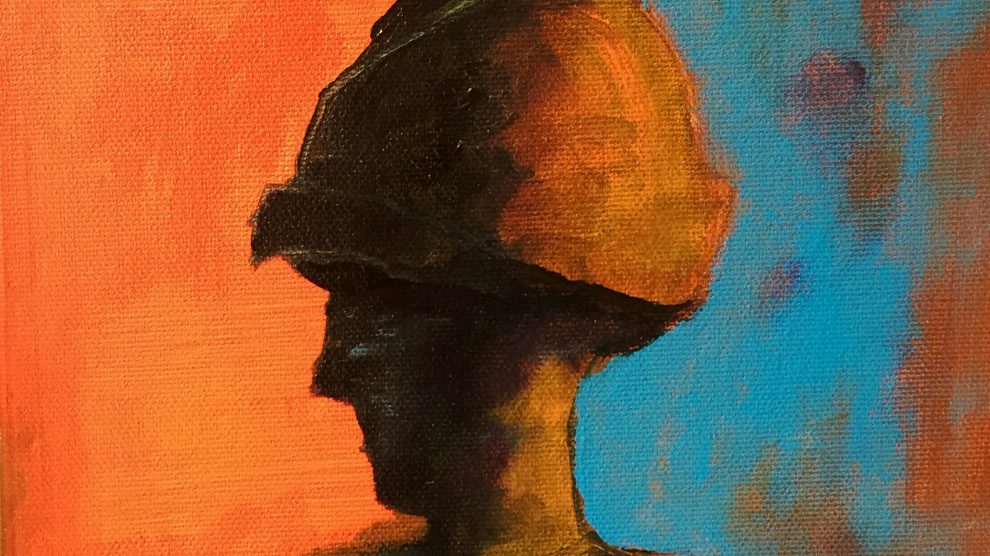 Schilderij: Soldaat